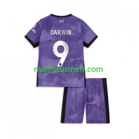 Maillot de Foot Liverpool Darwin Nunez 9 Troisième 2023-24 - Enfant